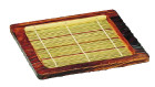 Yamako Grilled Cedar Square Colander 23cm QSY42