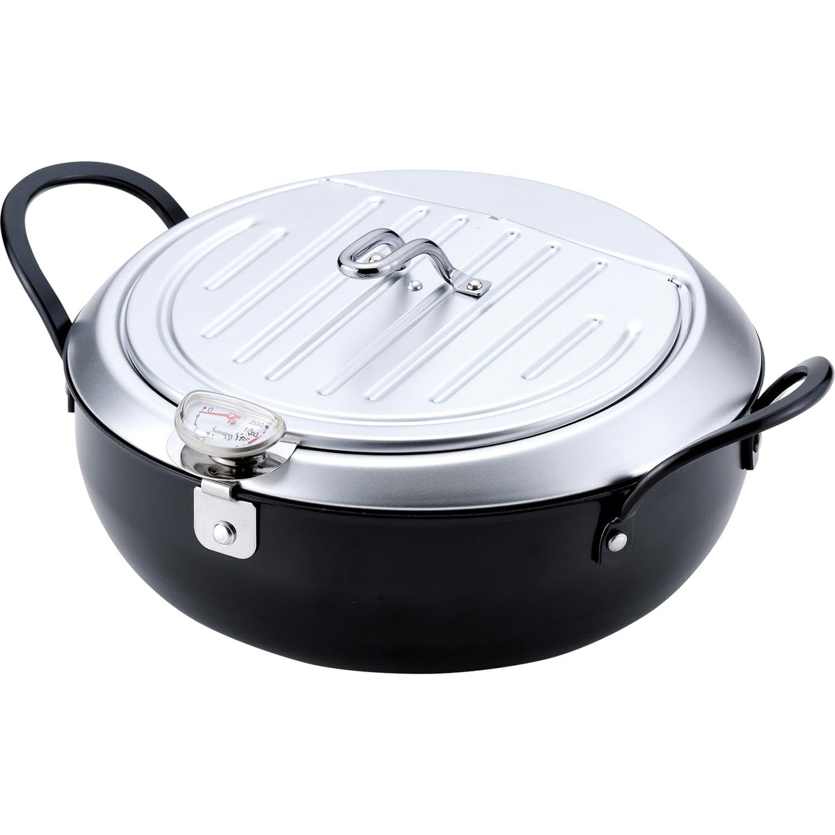 Wahei Freiz Tsubamesanjo Iron Tempura Pot with Lid 20cm TM-9467