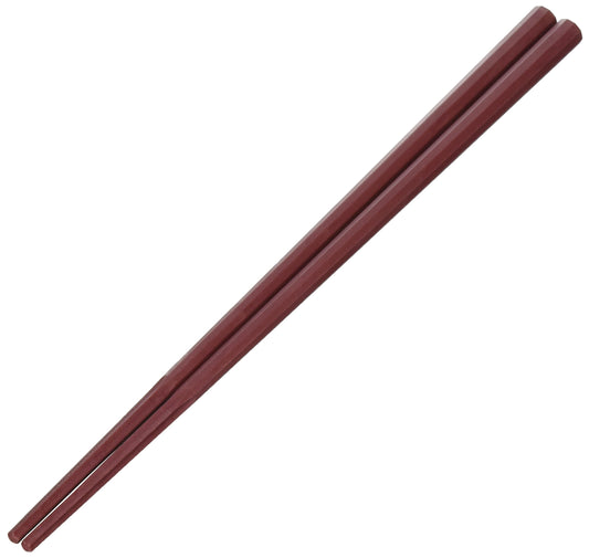 Akebono Sangyo 10-Sided Noodle Chopsticks 23cm Vermilion GM-4016