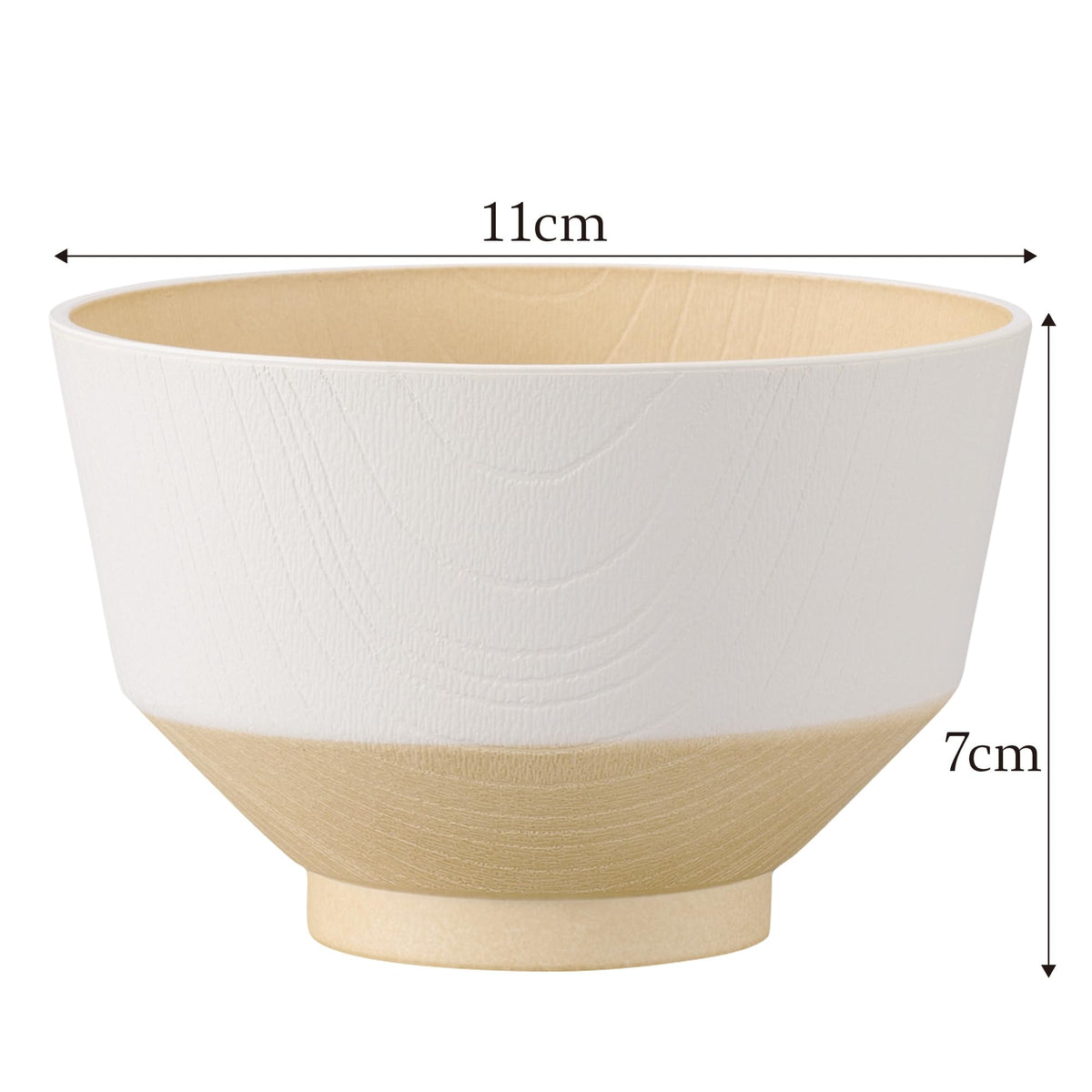 Kanoh Hibiiro Soup Bowl Sakura & White