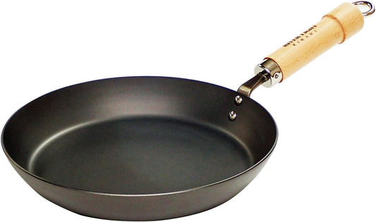 River Light Kiwame Japan Thick Iron Frying Pan 26cm J2326 Nitrided Iron Induction Compatible Made in Japan