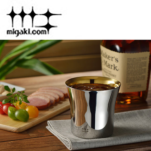 Azuma Migakiya Syndicate Gold-Plated Double-Wall Tumbler