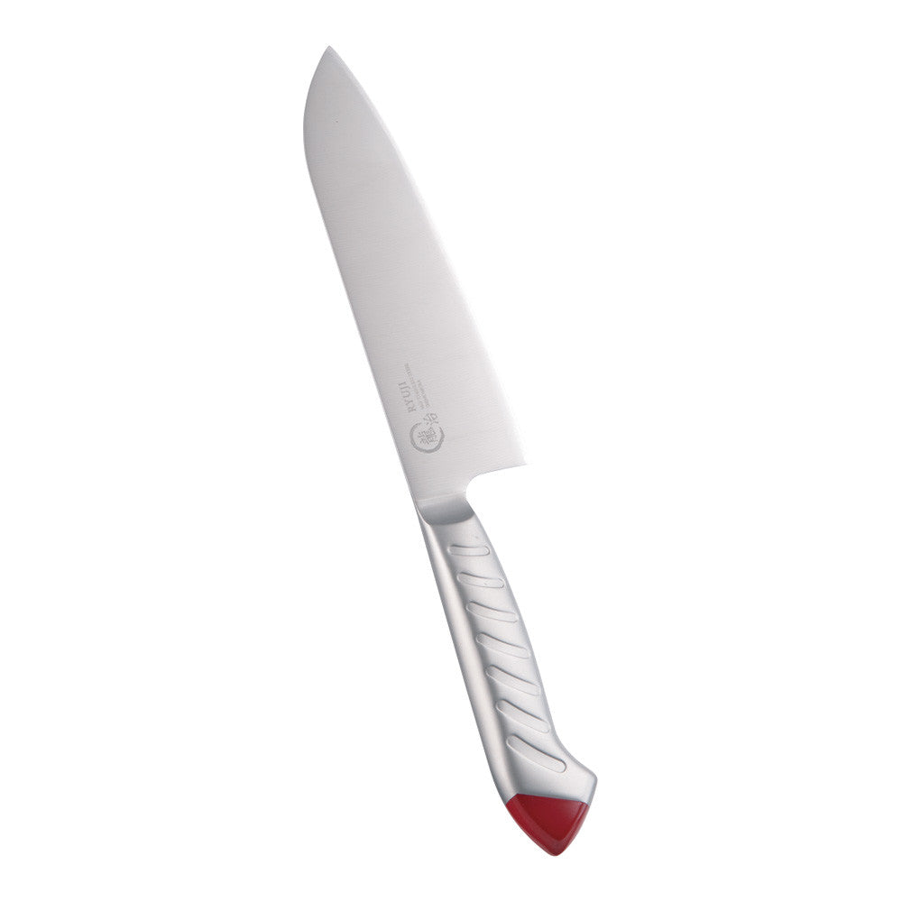 Shimomura Ryuji Stainless Color Santoku Knife 17cm Red