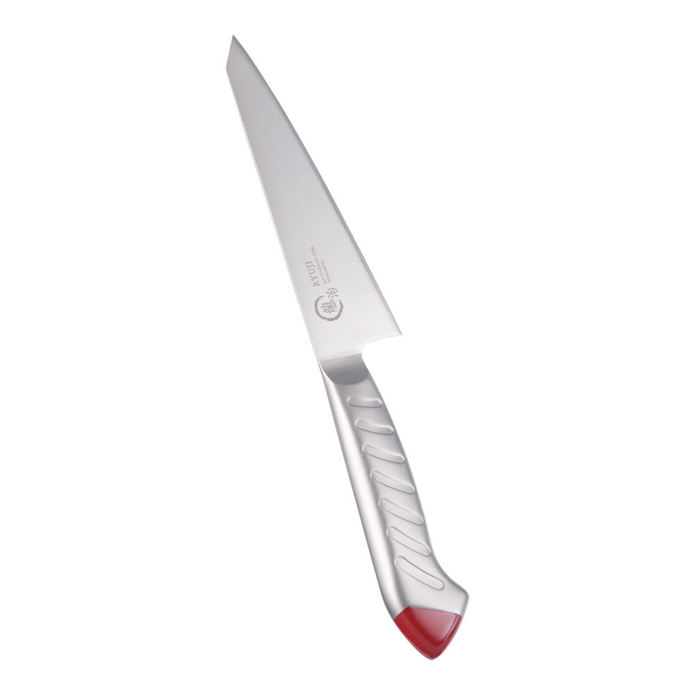 Shimomura Ryuji Stainless Color Honesuki Boning Knife 15cm Red