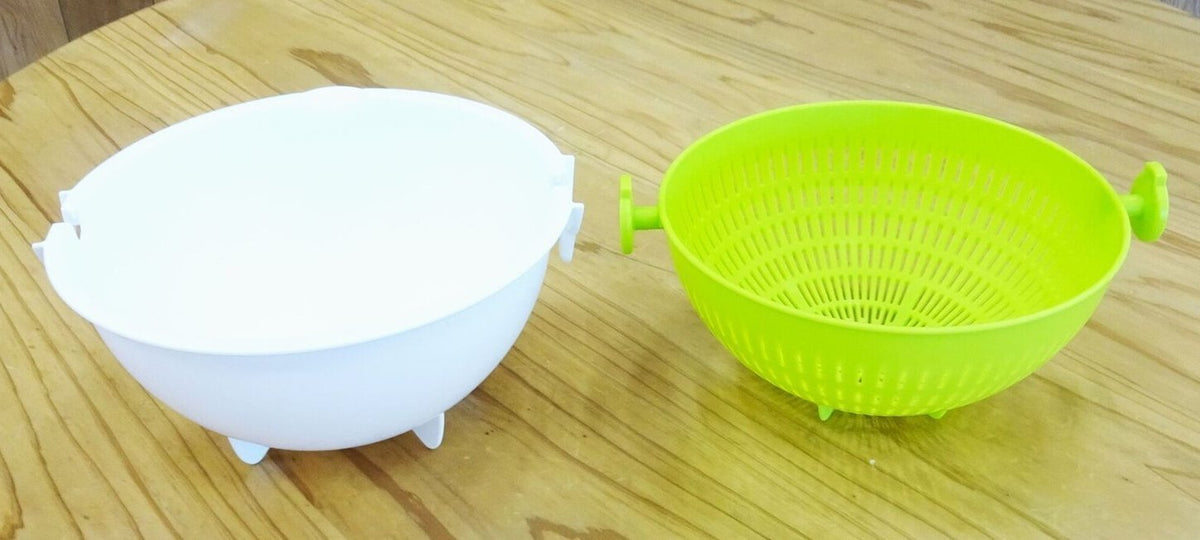 Kokubo Spin Wheel Colander Small Green KK-305