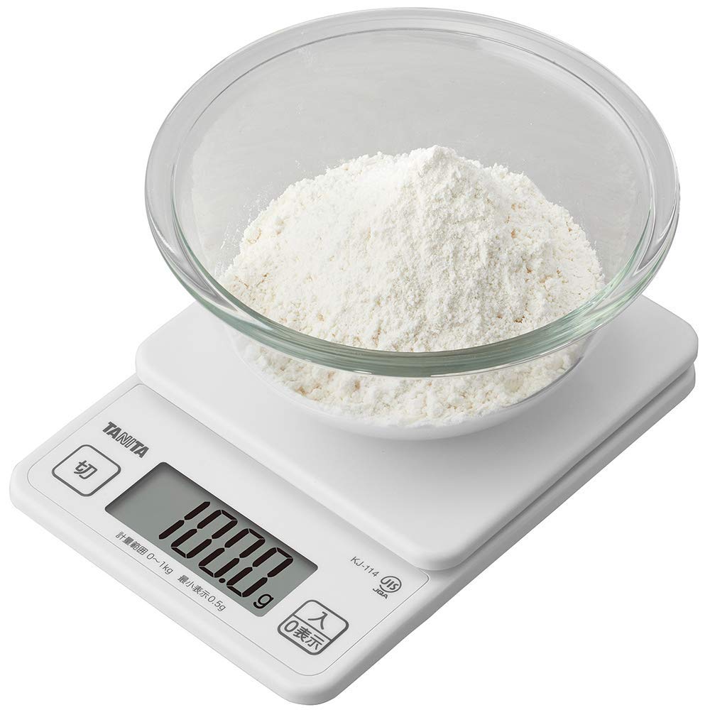 Tanita Cooking Scale 1kg White Pink Purple KJ114