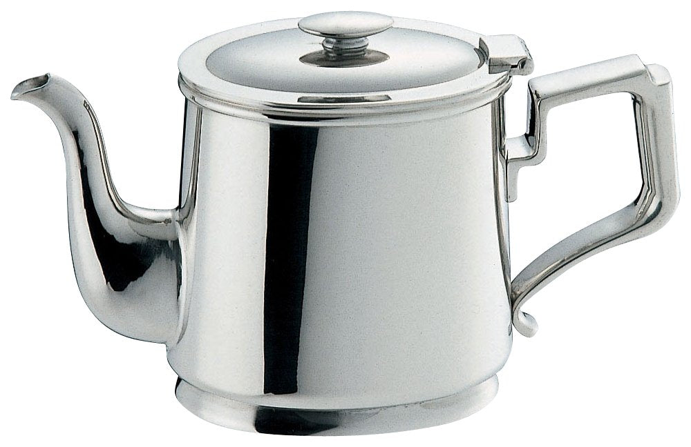 Wadasuke Oval Teapot (Koban) Stainless Steel for 5 People 2232-0507