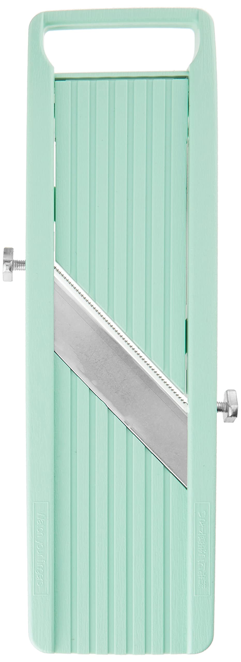 Benriner Classic Japanese Mandoline Slicer 64mm, Green, Made in Japan