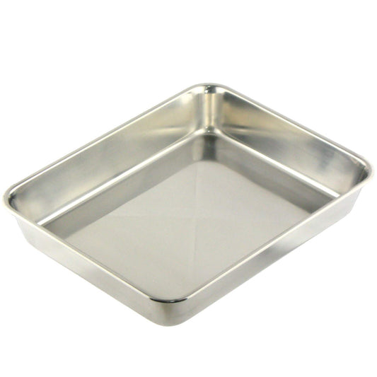 Nagao Stainless Steel Rectangular Tray Size L 29.5cm