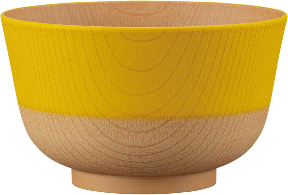 Kanoh Yasashii Irodori Rice Bowl Ruri Blue x Lemon Yellow