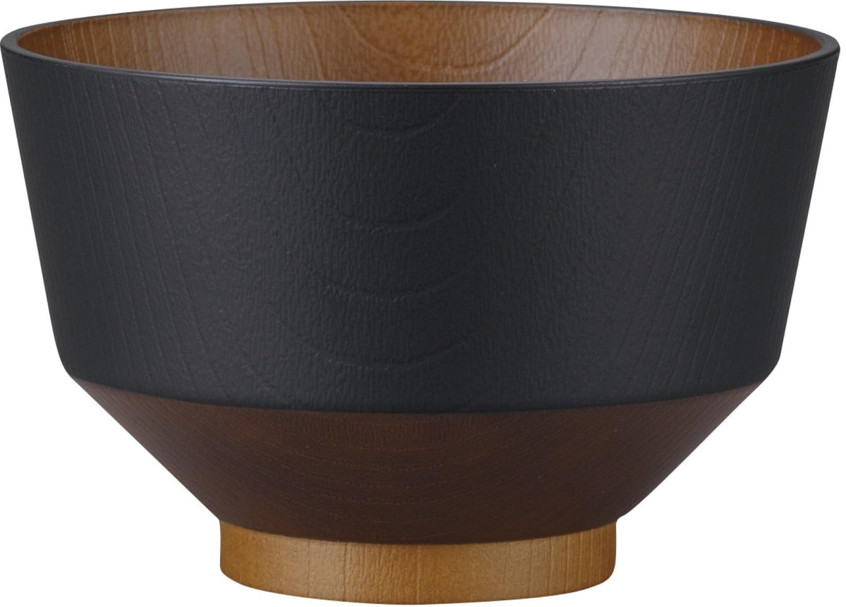 Kanoh Wa no Iro Soup Bowl Jet Black