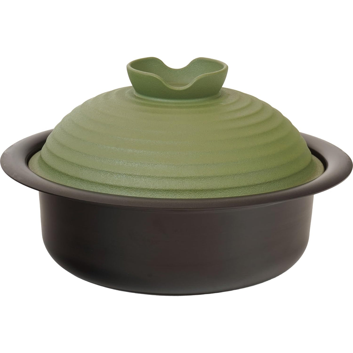 Wahei Freiz Puchi Wazen Mini Tabletop Pot with Bowl Lid 18cm Green RB-4070