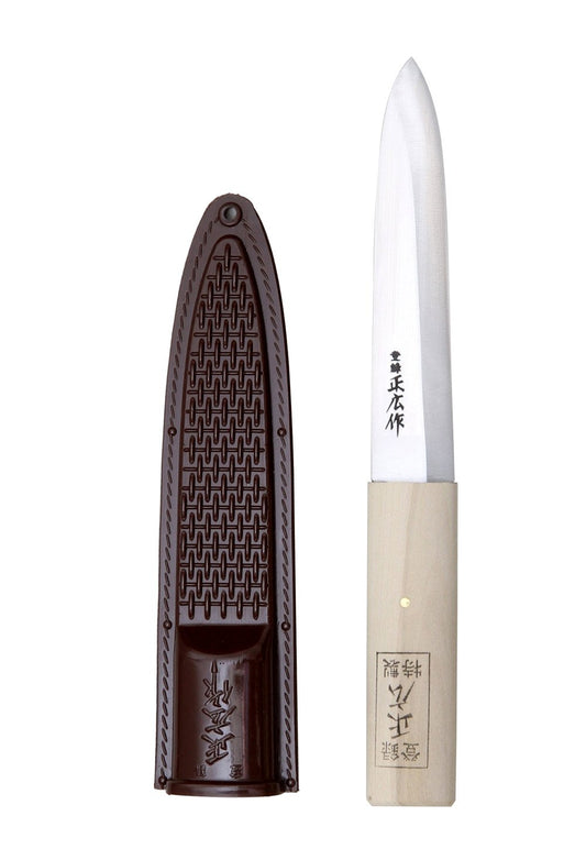 Masahiro Magiri Single-Edge Knife with Sheath 15cm 40932