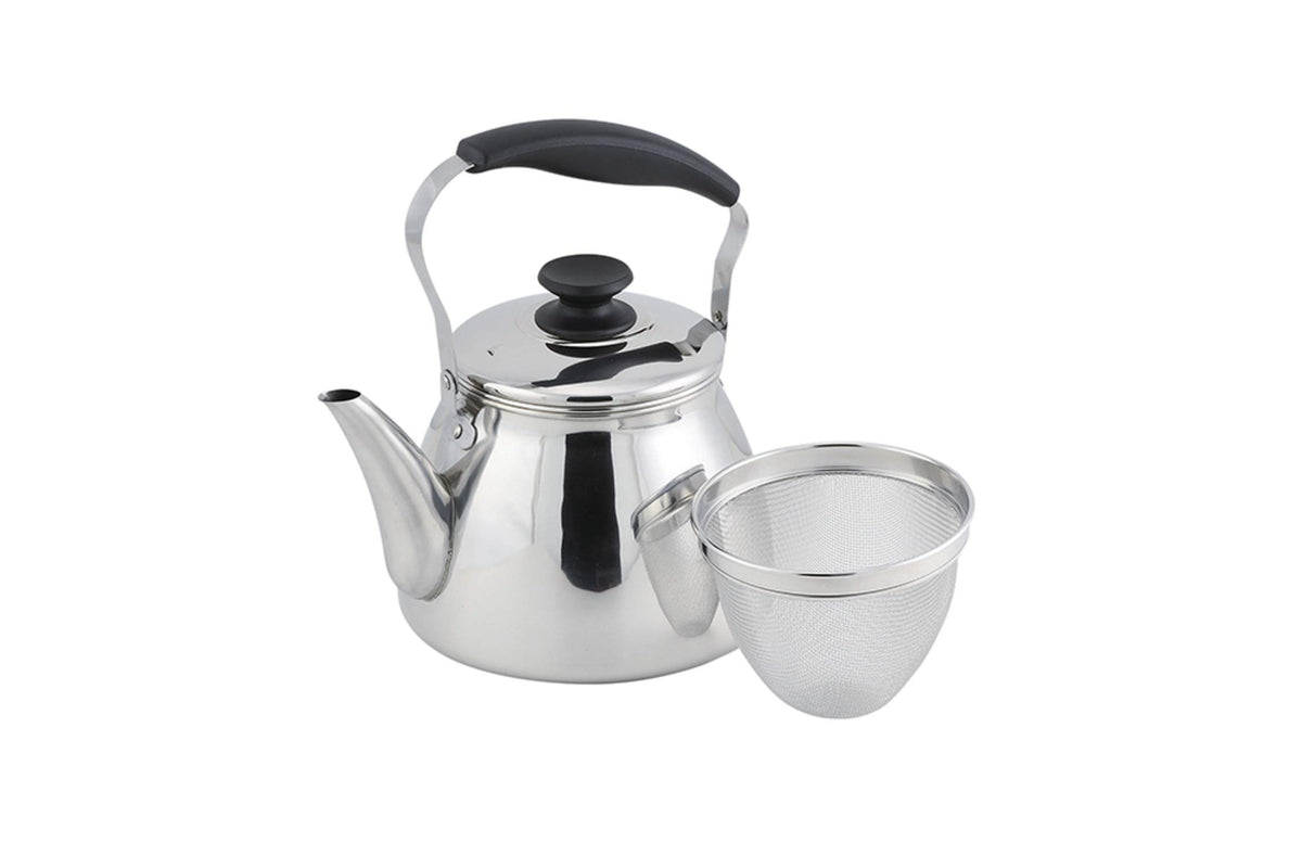 Pearl Metal Molty Stainless Steel Wide-Mouth Kettle 5.0L