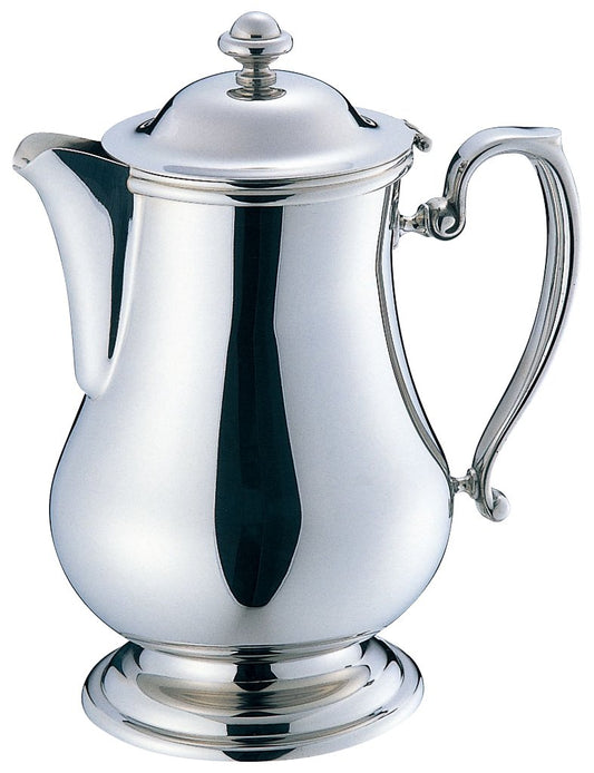 Wadasuke Stainless Steel Victoria Coffee Pot with Stand for 5 People 2221-0507