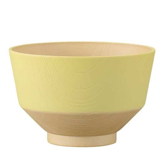 Kanoh Hibi-iro Donburi Rice Bowl Sakura Pink x Lemon Yellow