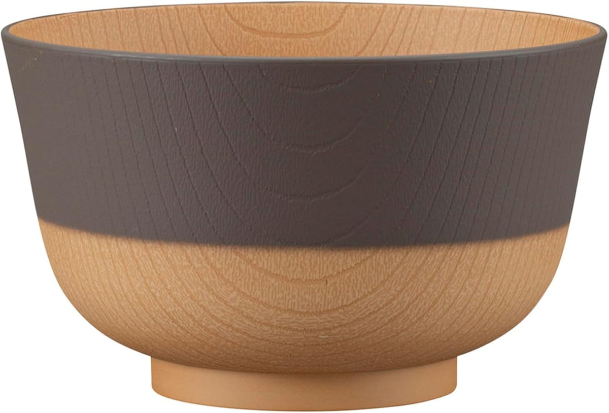 Kanoh Yasashii Irodori Rice Bowl Ruri Blue x Kurumi Brown