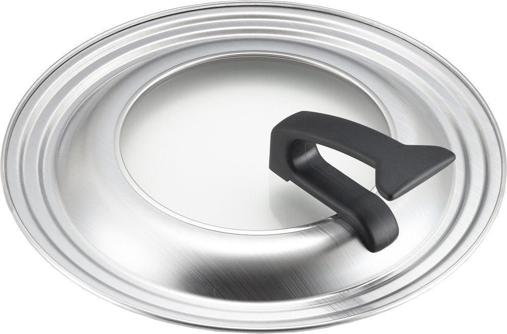 Odajima Stainless Steel Frying Pan Lid with Stand for 24-26cm Pans