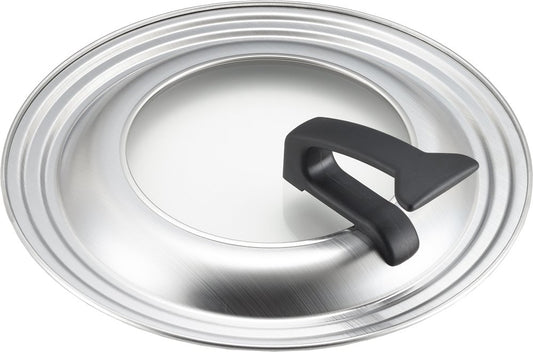 Odajima Stainless Steel Frying Pan Lid with Stand for 24-26cm Pans