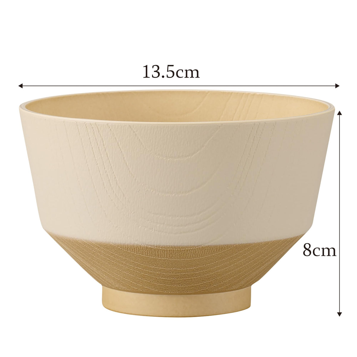 Kanoh Hibi-iro Donburi Rice Bowl Sakura Pink x Ecru
