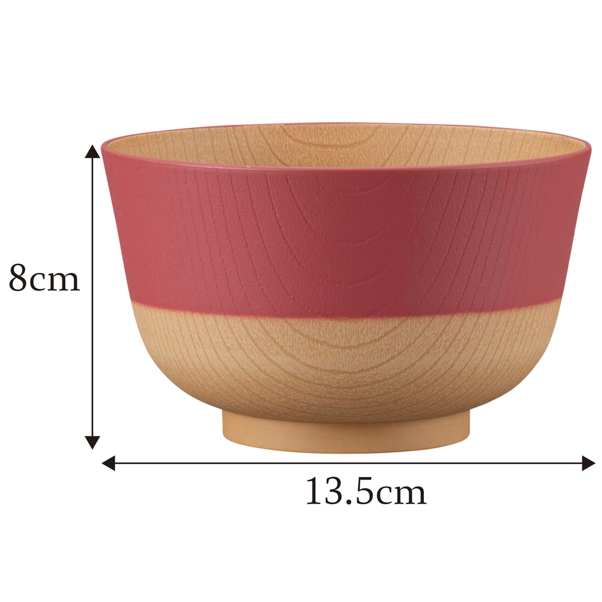 Kanoh Yasashii Irodori Rice Bowl Ruri Blue x Akane Red
