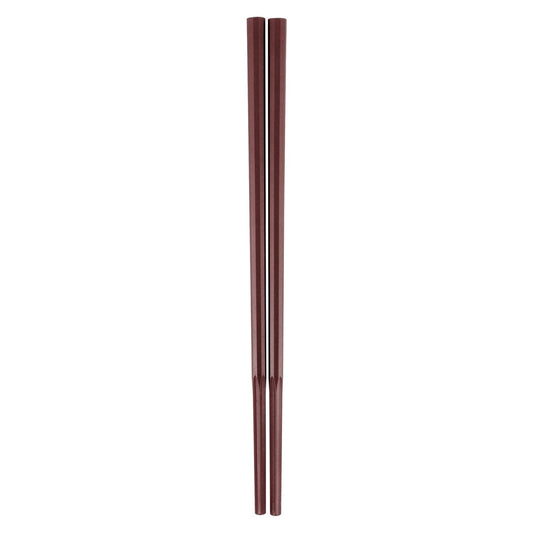 Akebono Sangyo 10-Sided Noodle Chopsticks Extra Thick 23cm Vermilion GM-4053