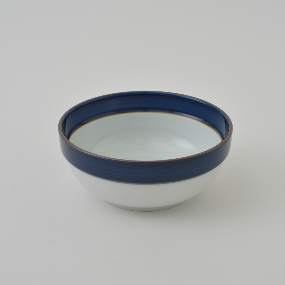 Hakusan Porcelain Hasami Ware Multi Blue Bowl Size 4