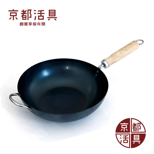 Kyoto Katsugu Steel Stir-Fry Pan 30cm
