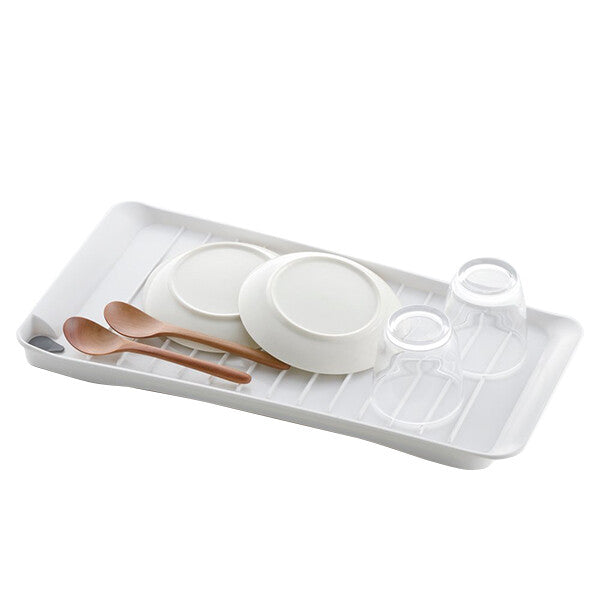 Richell Raku-Ru Draining Tray Small White