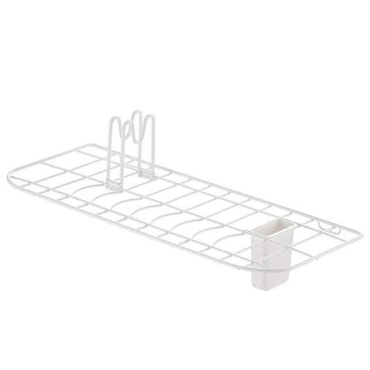Richell Rakuru Sink Drainer Wide White