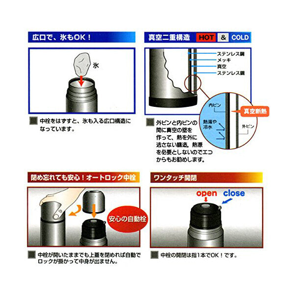 Tafco Wonder Bottle Cup-Style Stainless Steel 2.0L Case of 12 F-2379