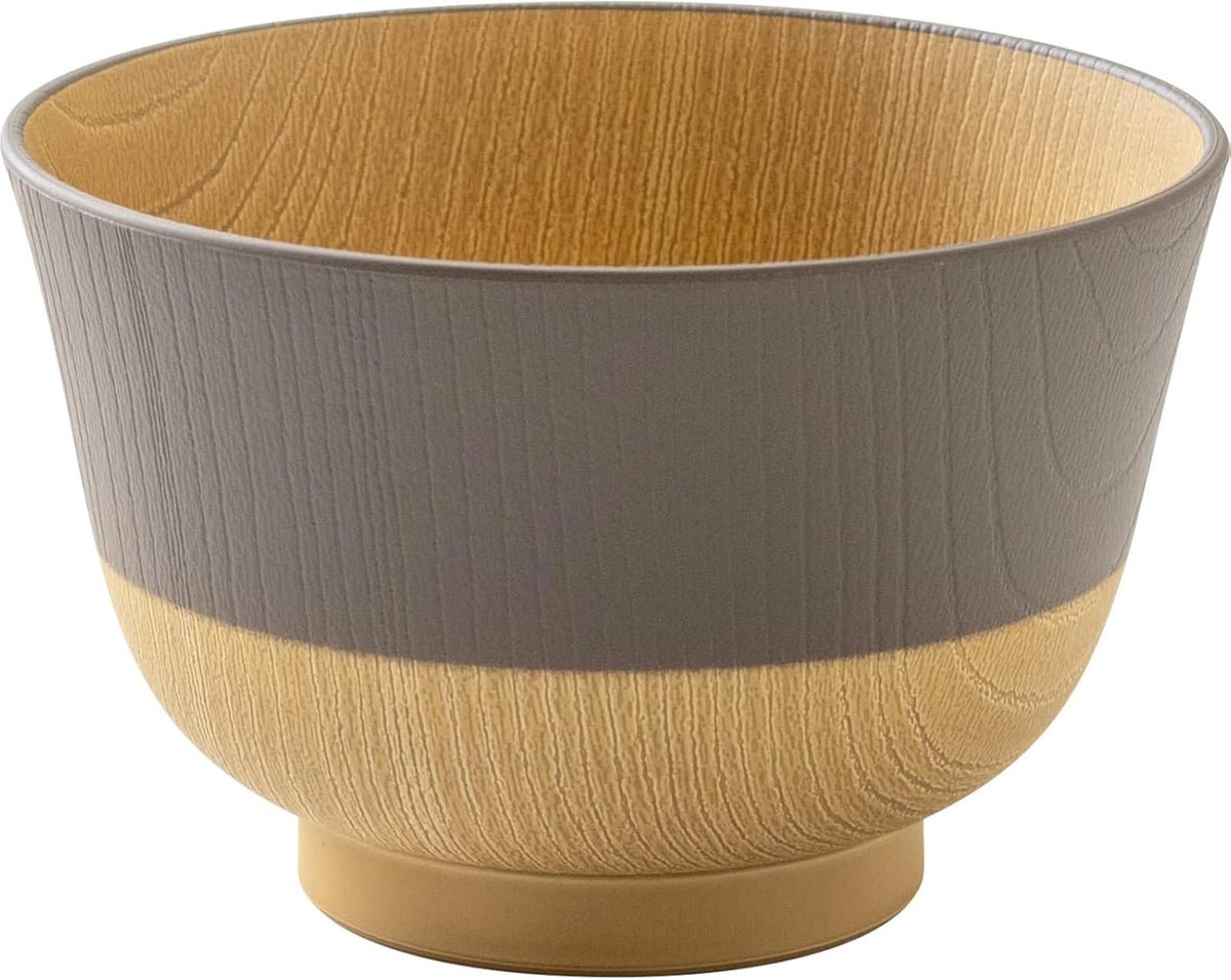 Kanoh Gentle Colors Miso Soup Bowl Ruri Blue & Walnut Brown