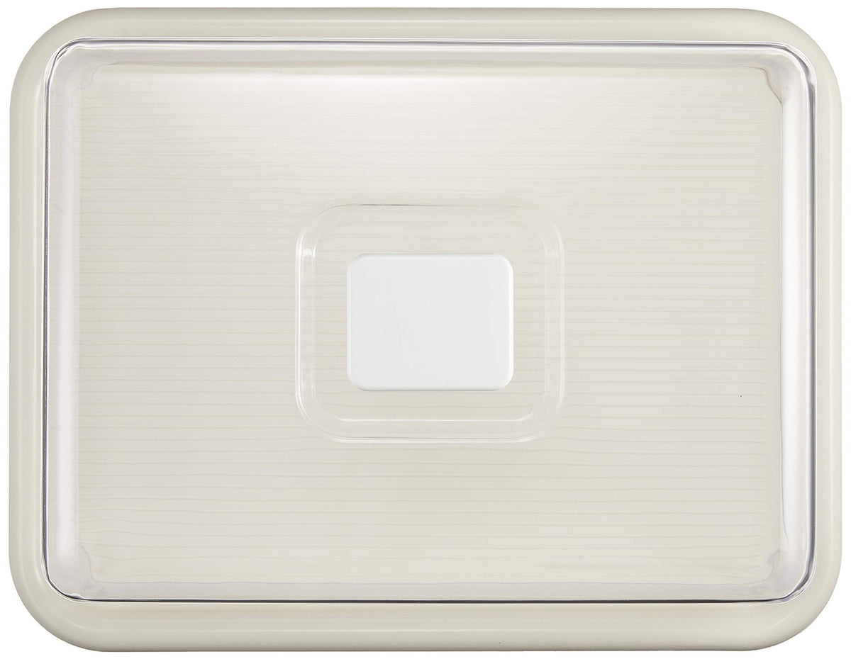 Akebono Lovely Hat Square Food Cover White Large