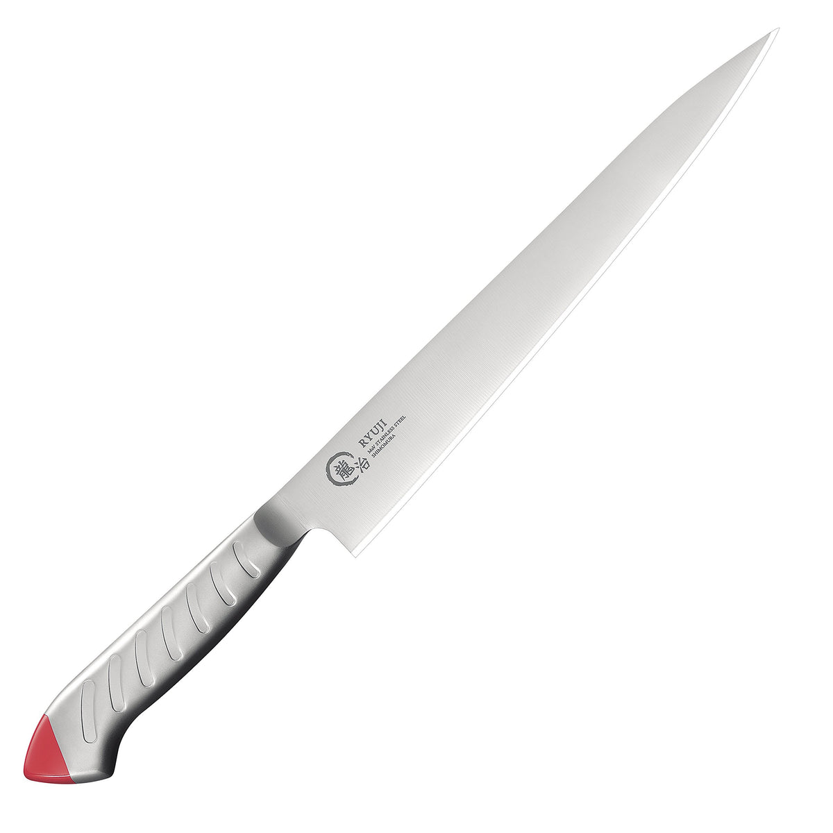 Shimomura Ryuji Stainless Color Sujihiki Slicing Knife 27cm Red
