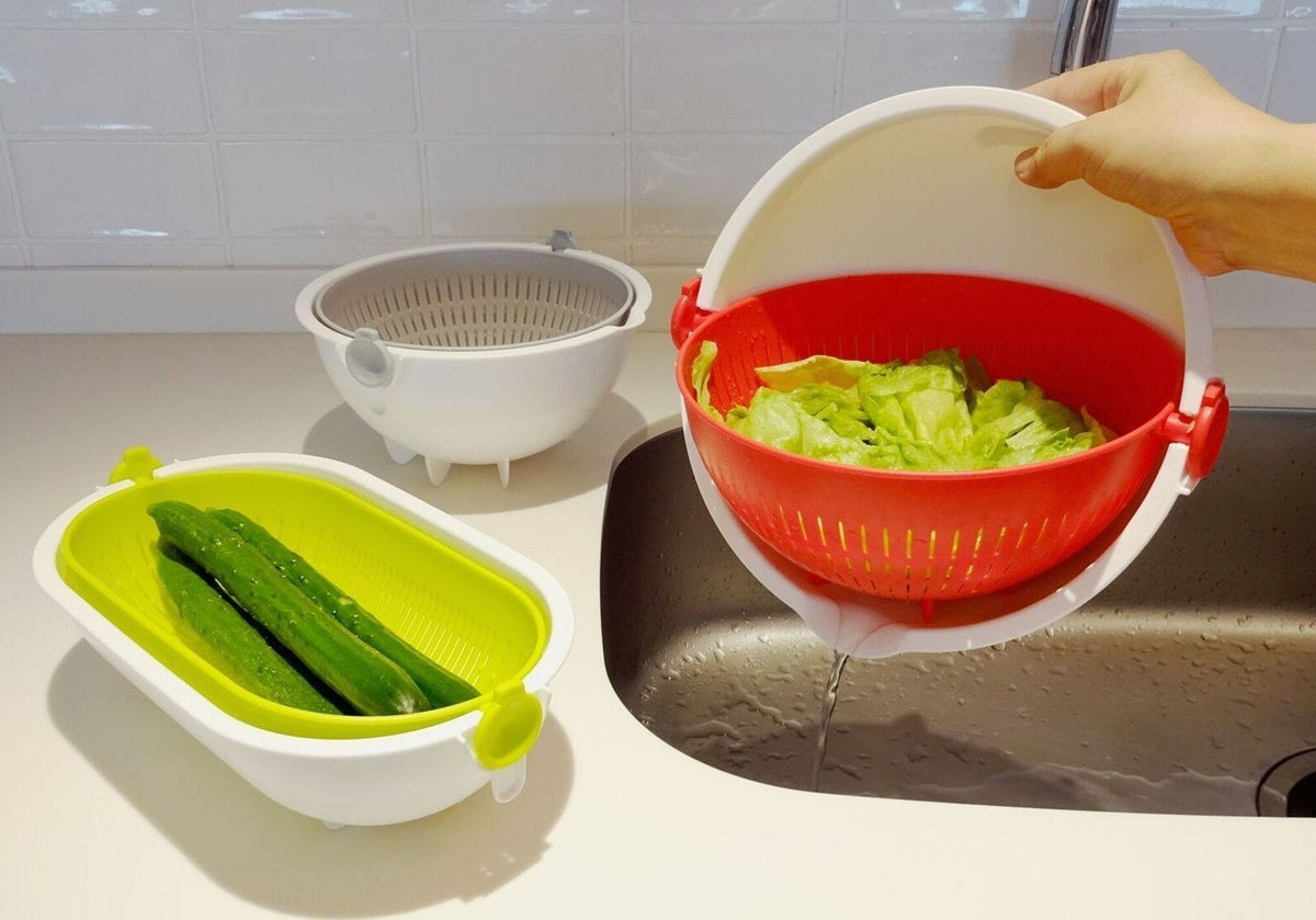 Kokubo Spin Wheel Colander Small Green KK-305