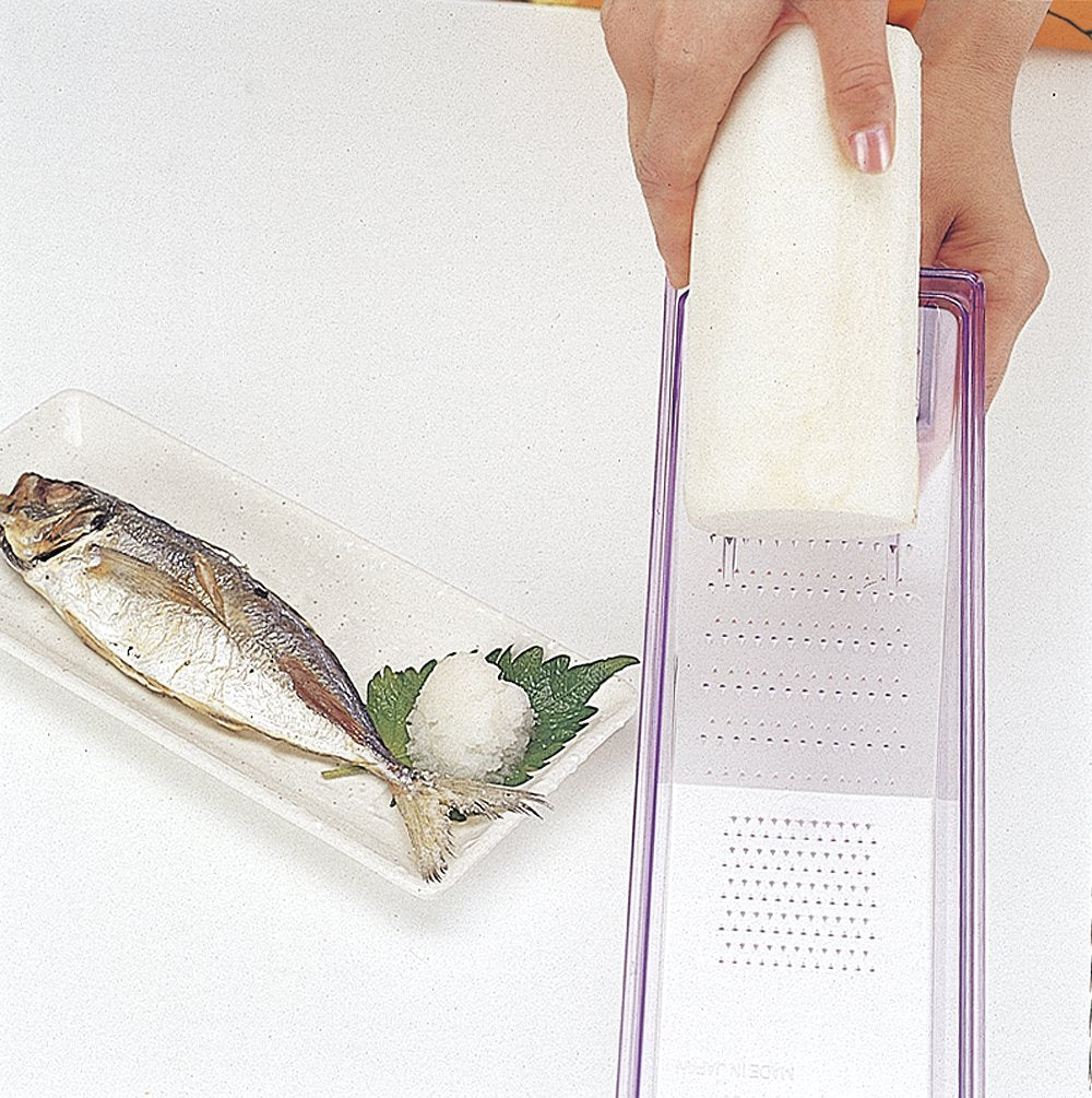 Benriner Classic Japanese Mandoline Slicer 64mm with Tray, Green, Made in Japan