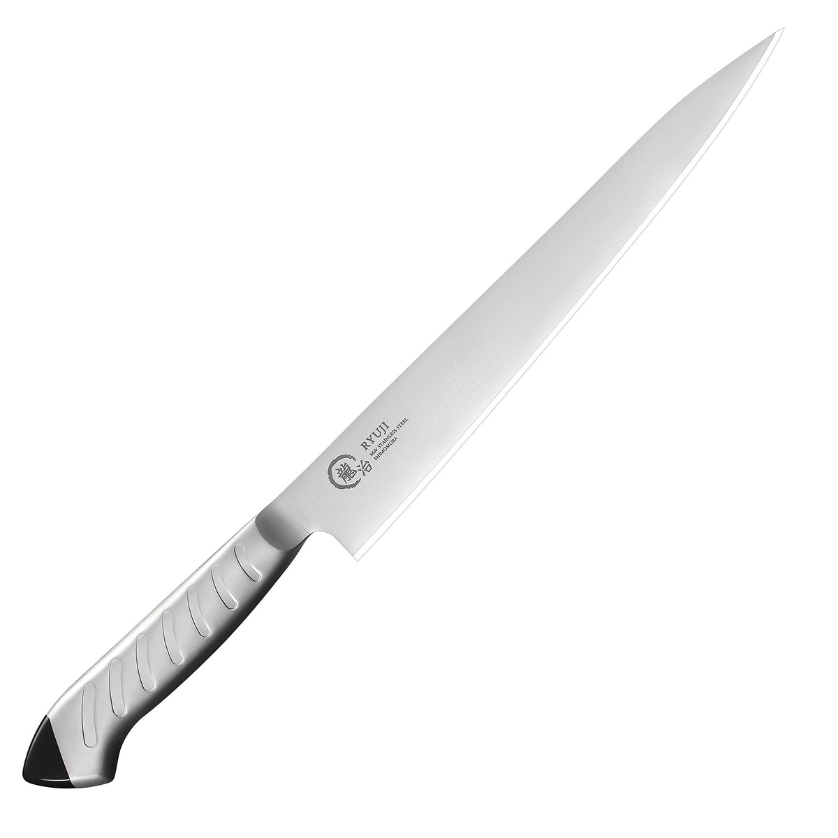Shimomura Ryuji Stainless Color Sujihiki Slicing Knife 27cm Black