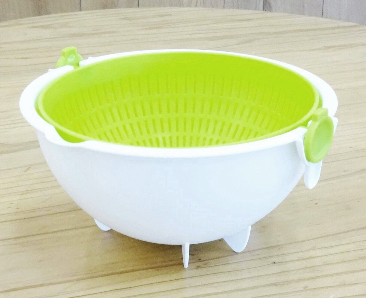 Kokubo Spin Wheel Colander Small Green KK-305
