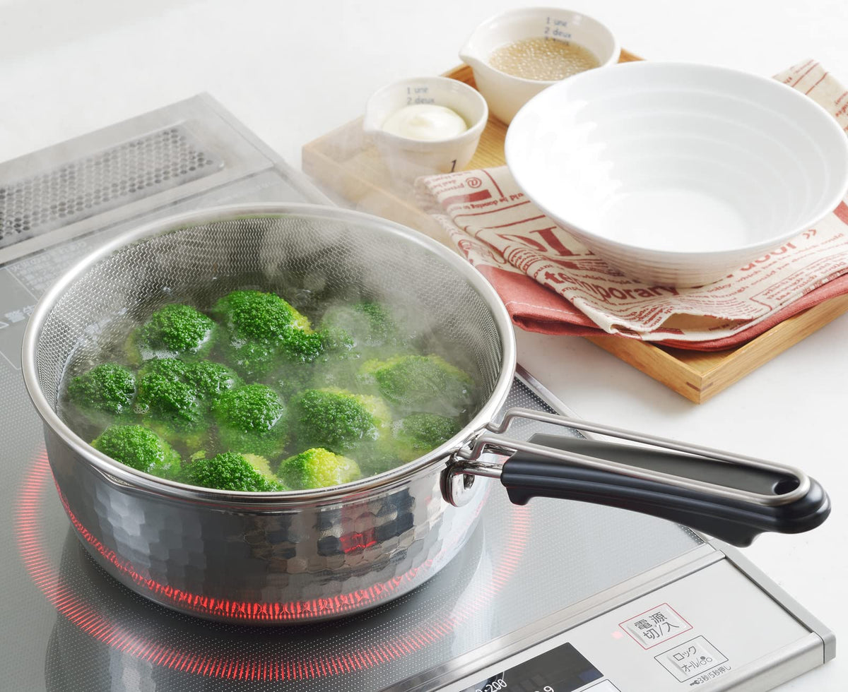 Yoshikawa Ajiichi Stainless Colander for 20cm Yukihira Pot SJ3363