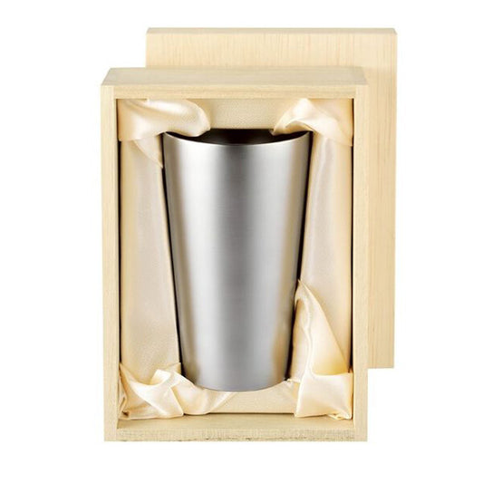Tamahashi Titanium Double Wall Tumbler 240ml Blasted Finish
