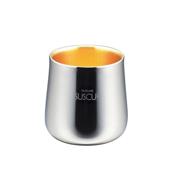 Tamahashi 18-8 Stainless Steel Double Wall Fashion Tumbler Gold-Plated Interior
