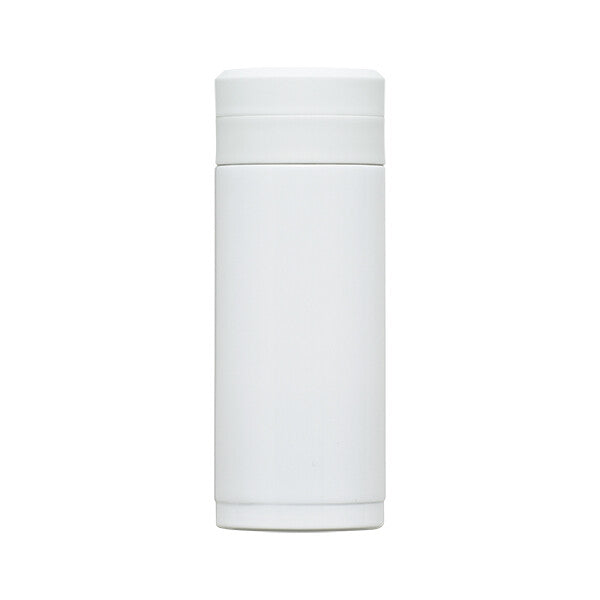 Wahei Freiz Omit Screw Cap Slim Mug Bottle 200ml White RH-1492