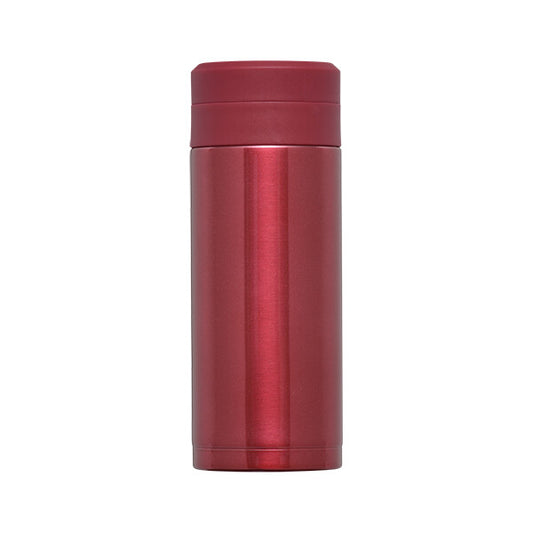 Wahei Freiz Omit Screw Cap Slim Mug Bottle 200ml Red RH-1493