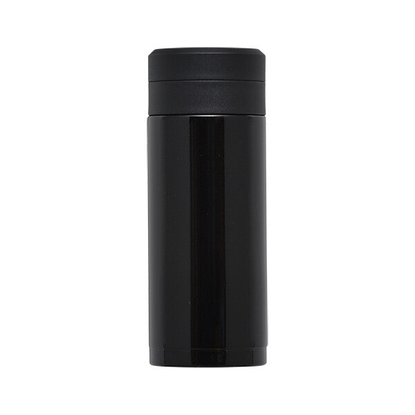 Wahei Freiz Omit Screw Cap Slim Mug Bottle 200ml Black RH-1494