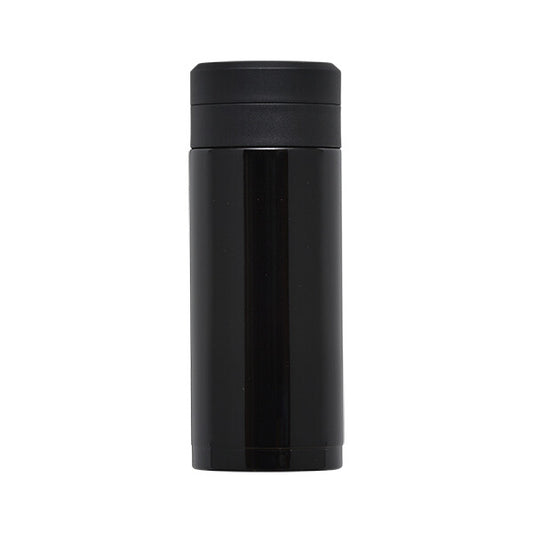 Wahei Freiz Omit Screw Cap Slim Mug Bottle 200ml Black RH-1494