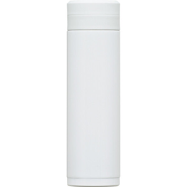 Wahei Freiz Omit Screw Cap Slim Mug Bottle 300ml White RH-1496