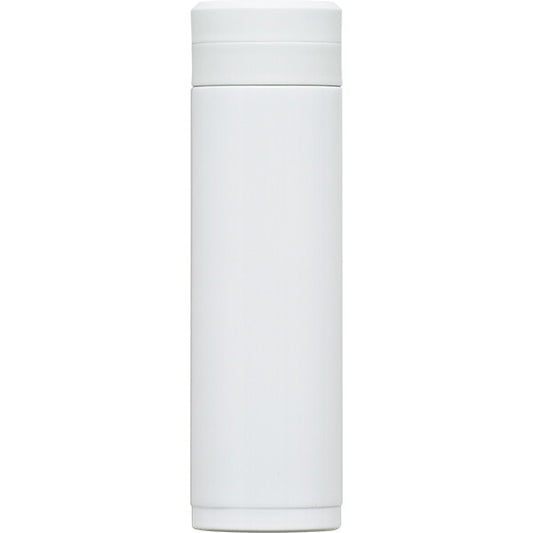 Wahei Freiz Omit Screw Cap Slim Mug Bottle 300ml White RH-1496
