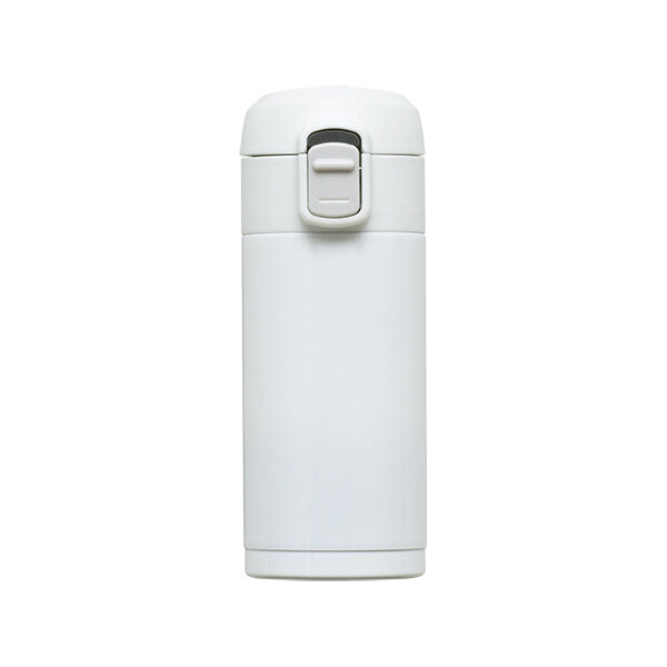 Wahei Freiz Omit One-Touch Cap Slim Mug Bottle 200ml White RH-1506
