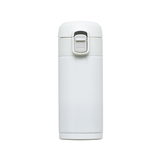 Wahei Freiz Omit One-Touch Cap Slim Mug Bottle 200ml White RH-1506