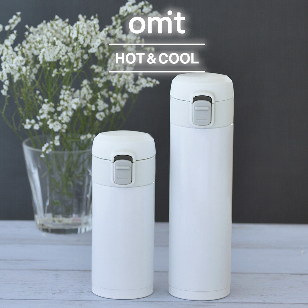 Wahei Freiz Omit One-Touch Cap Slim Mug Bottle